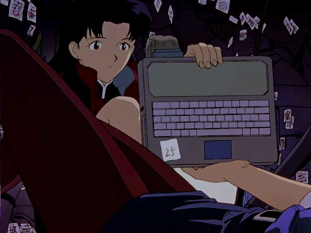 EVA keyboard scene
