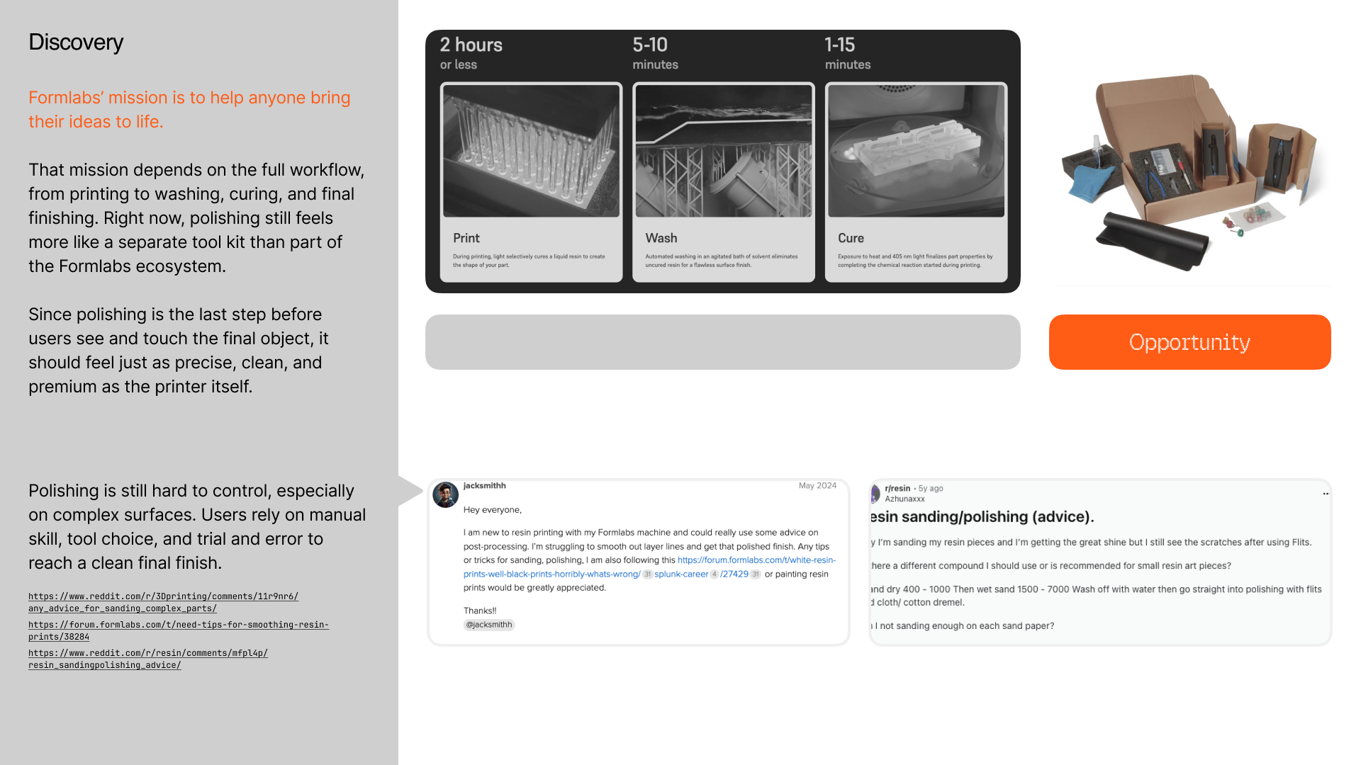 Formlabs Finishing Tools Kit slide
