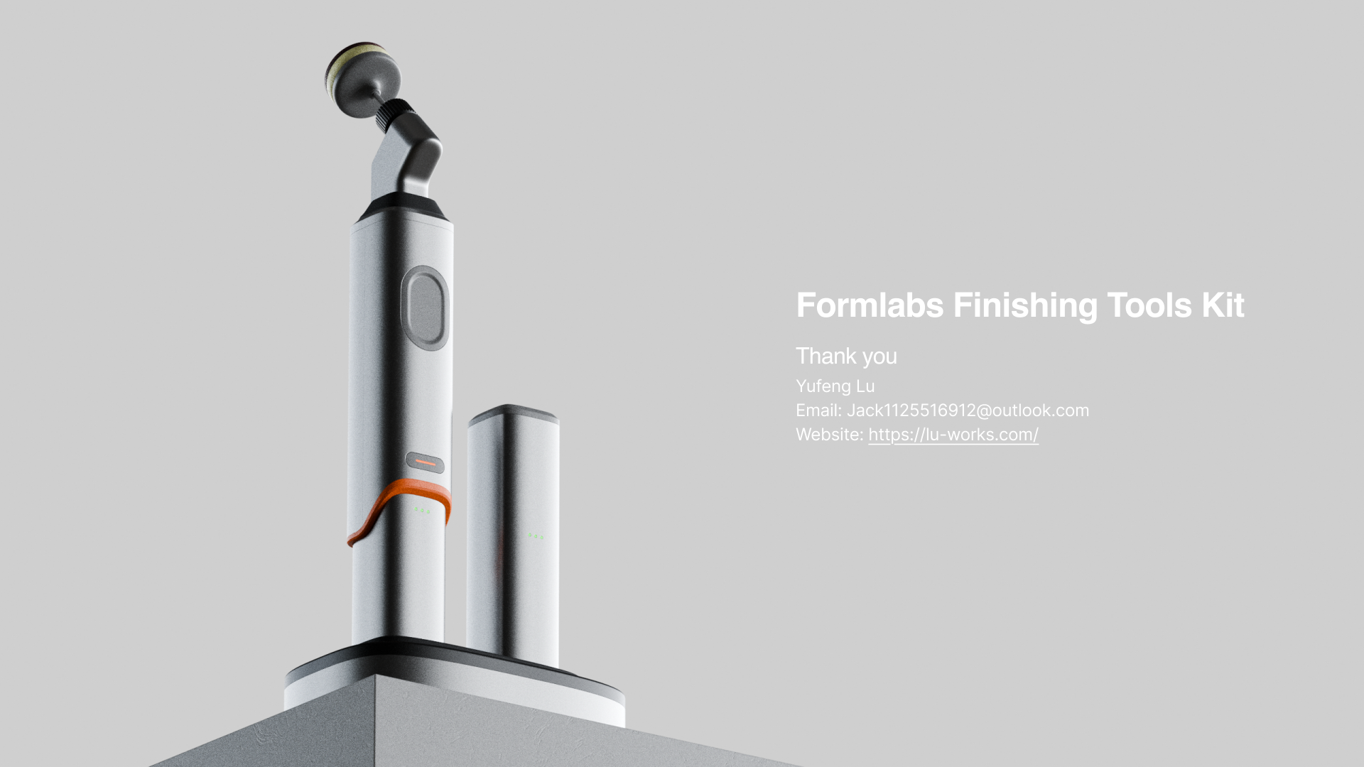Formlabs Finishing Tools Kit slide